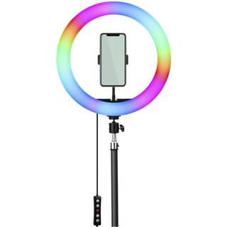 Dacota Platinum 13" RGB-ringlys med stativ & taske ➞ På lager - klar til levering og afhentning