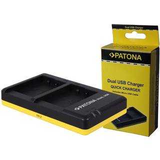 Dual hurtigoplader til Panasonic DMC-GF6