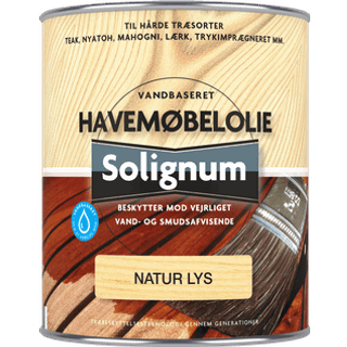 Solignum havemøbelolie 0,75 liter - farveløs (På lager i varehus)