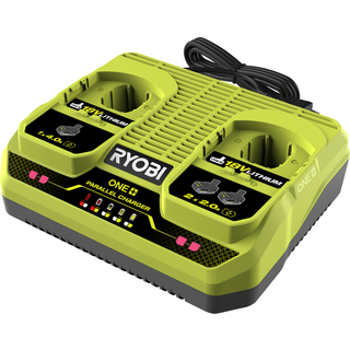 Ryobi Dobbelt hurtiglader til ONE+ batterier - RC18240 ✓ På lager - klar til levering og afhentning