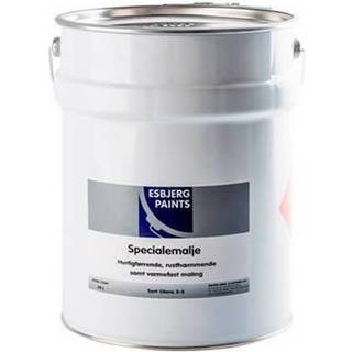 EFAmetal varmefast specialemalje, sort, glans 3-6 - 20 liter