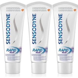 Sensodyne Rapid Fluor tandpastaer Til sensitive tænder 3x75 ml - 3x75 ml