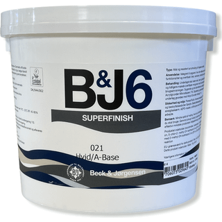 B&J 6 Super Finish Vægmaling - 2,7 L