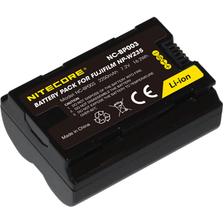 Nitecore battery pack for Fujifilm NP-W235
