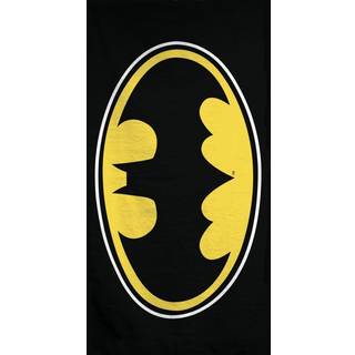 Batman håndklæde - 70x140 cm - 100% bomuld - Blødt badehåndklæde med Batman logo