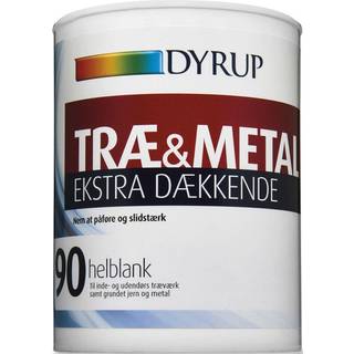 DYRUP Træ & Metal maling Ekstra Dækkende Glans 90 - 0,75 liter - Base 10