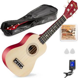 UKEY Ukulele Set Soprano 21" Natural "B-STOCK" TILBUD NU