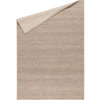 Scandi Living Flock uldtæppe beige 200x300 cm