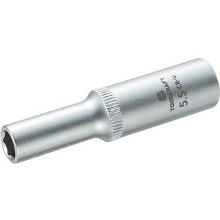 Topnøgleindsats 6,3 mm (1/4) TOOLCRAFT 816094