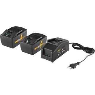 REMS PowerPack 2×22v/5,0Ah battterier + 90W lader