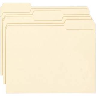 Smead 10338 En-lags filmapper 1/3 Cut Top Tab Letter Manila 100/Box