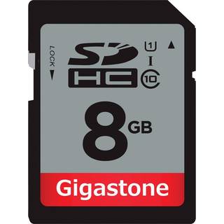 Gigastone 8GB SD-kort UHS-I U1 Klasse 10 SDHC Memory Card Full HD Video Canon Nikon Sony Pentax Kodak Olympus Panasonic Digital Camera
