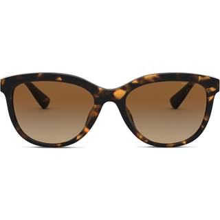 Coach HC8285U L1137 Polarized 5120T5 56 Solbriller Kvinder Tortoiseshell - Dark Tortoise - 56mm
