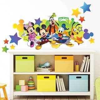 V?relseskammerater Disney Mickey & Friends Giant Peel and Stick Wall Decals med personalisering af v?relseskammerater RMK4653GM