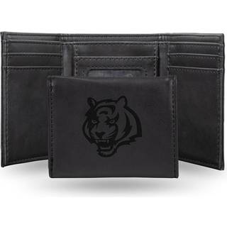 Rico Industries Laser indgraveret trifold tegnebog Cincinnati Bengals Black 3,25 x 4- """"