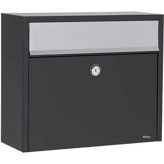 Allux Series LT150 Wall Mount Mailbox i sort med gr? klap