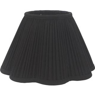 Topringsskærm Siv Plissé 35 cm - Sort