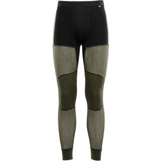 Aclima Men's WoolNet Hybrid Longs Jet Black/Olive Night/Dill, Jet Black / Olive Night / Dill, XS