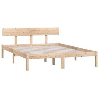 sengeramme 150x200 cm massivt fyrretræ