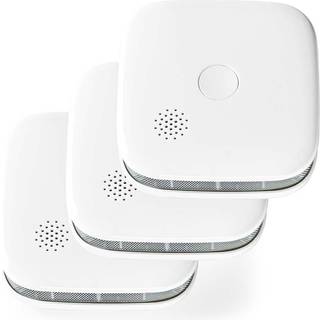 Nedis Smart Røgalarm med Wi-Fi i kompakt design (3 stk.)