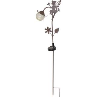 Star Trading - Solar Cell Lighting - Solar Cell Decoration Fairytale - Brown - 77 cm