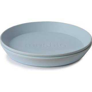 MUSHIE Dinner Plate Round Powder Blue