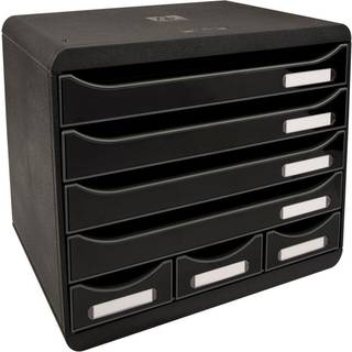 Exacompta Store-Box Skuffekabinet, 7, glossy sort