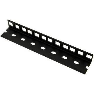 Adam Hall 61535 B KRaftig Rack Skinne (Sort) - 4 Unit