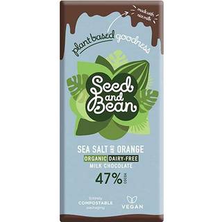 Seed & Bean Chokolade 47% Sea Salt & Orange (plantebaseret) Ø