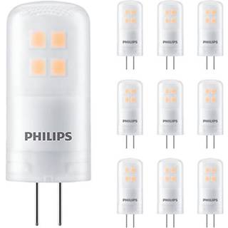 Fordelspakke 10x Philips Corepro LED Capsule G4 2.1W 210lm - 827 ekstra varm hvid | dæmpbar - erstatter 20W
