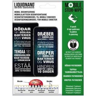 Liquidnano steri-wipe 6-pak, desinfektion af mobil i op til 10 dage