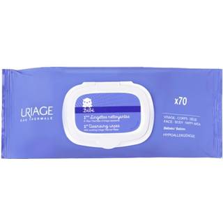Uriage Bébé 1st Cleansing Wipes Renseservietter til børn 70 stk. - 70 stk.