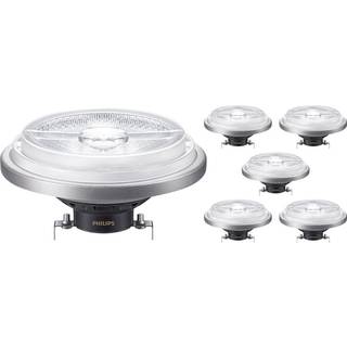 Fordelspakke 6x Philips MASTER LED Spot G53 AR111 10.8W 600lm 9D - 927 ekstra varm hvid | bedste farvegengivelse - dæmpbar - erstatter 50W