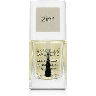 Gabriella Salvete Nail Care Top & Base Coat Base og overlag neglelak Med gel tekstur 11 ml - 11 ml