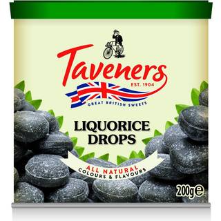 Taverners Liquorice Drops 1 x 200 g