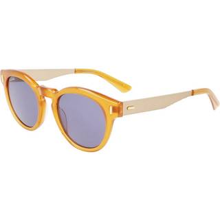 Calvin Klein Unisex CK21527S 729 Solbriller Plast Gul Blå Rund