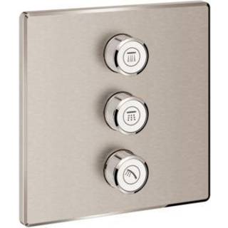 Grohe Grohtherm SmartControl ventiloverdel 158x158mm 3vent Supersteel