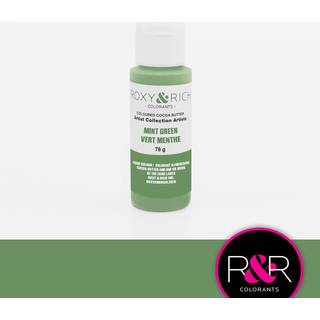 Farvet kakaosmør - Mint Green 78 g - Roxy & Rich Artist Collection