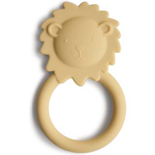 Mushie Teether - Lion - Soft Yellow