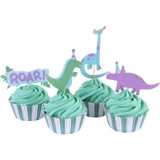 Party Dinosaur Cupcake Sæt - 24 sæt, PME