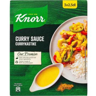 Knorr Karrysauce 3 breve