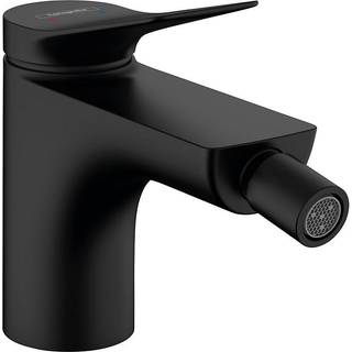 hansgrohe Vivenis bidetarmatur med bundventil, mat sort