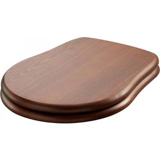 Lavabo Retro toiletsæde, Valnød m/krom beslag