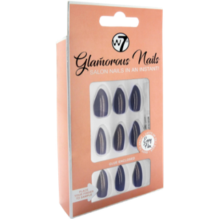 W7 Glamorous Nails Midnight Express - 24 stk
