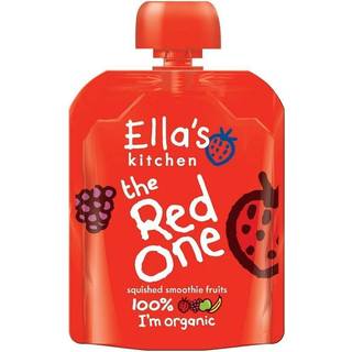 Ellas Kitchen jordbær/hindbær/æbler/banan Øko 90 gram