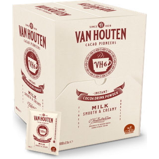 Van Houten VH6 displaybox kakao i breve (100 x 23 gram)