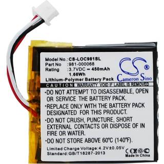 Batteri til Logitech 981-000068, 3.7V, 450mAh Batteri til Headset