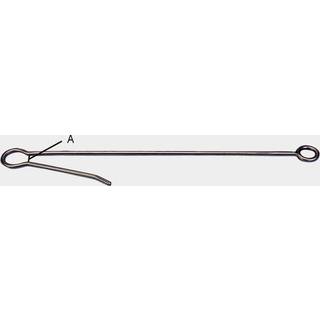 Bøjekrog, rustfrit stål, 80 cm