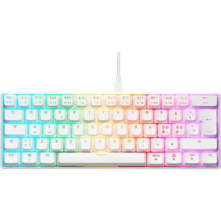EXO Rascal - tastatur - nordisk - hvid