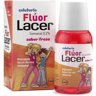 Mundskyl til Børn LACER Junior Xylitol Strawberry Flavour 100 ml